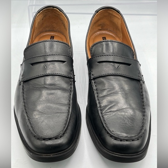 Clarks Collection Comfort Men's US 9M Black Slip On Dress Penny Loafer - Picture 4 of 10
